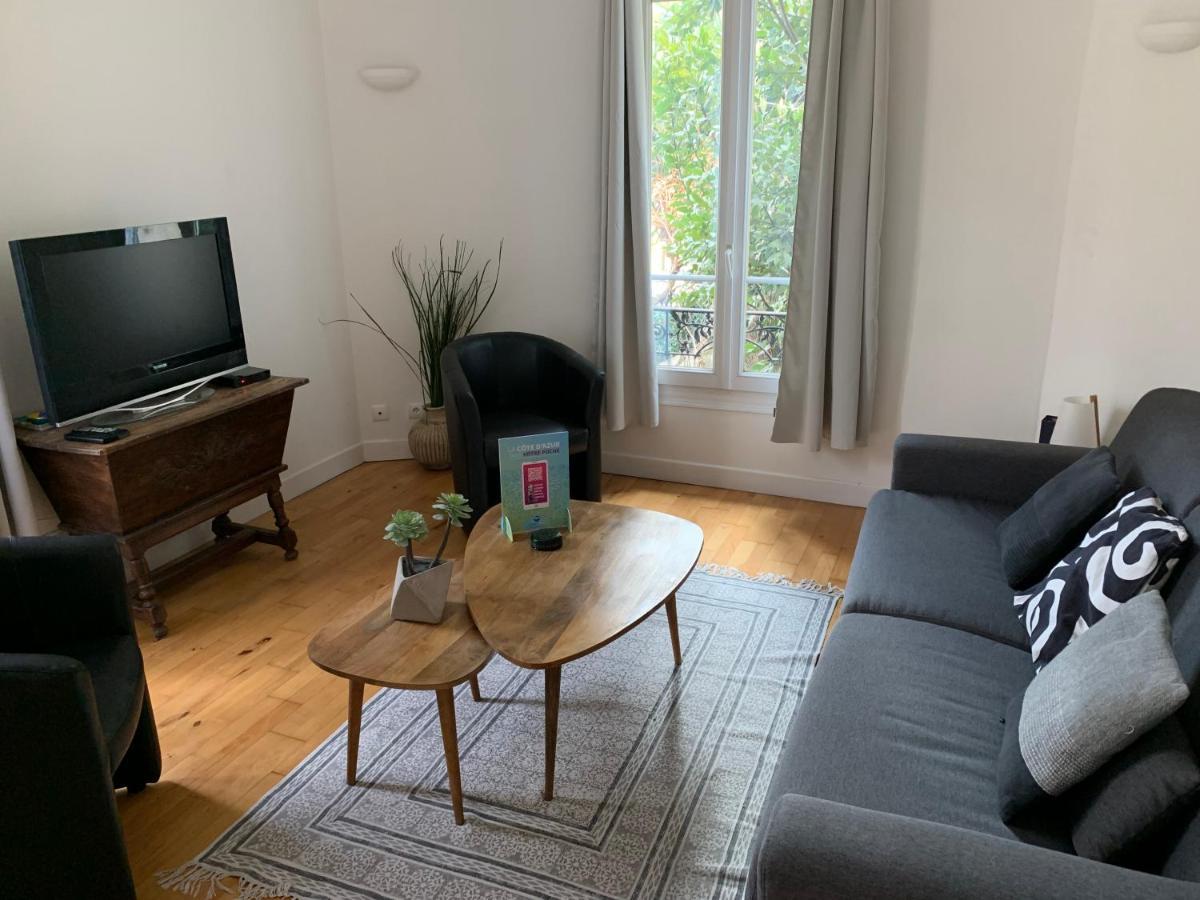 Nice Grand appartement face jardin Extérieur photo